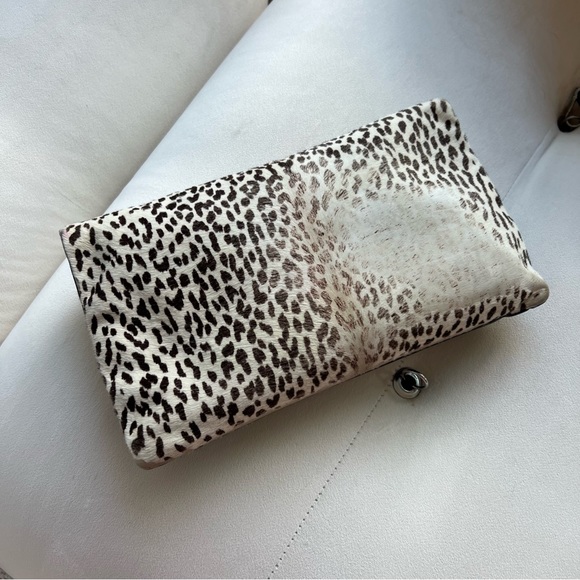 Pony Hair Fold Over Clutch by Saint Laurent - Picture 9 of 10